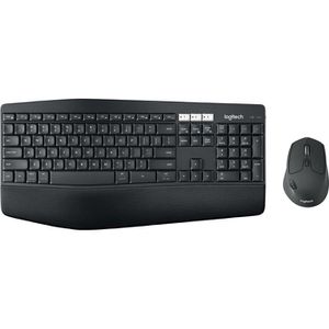 Logitech Tastatur Wireless Desktop MK850, mit Funkmaus, schwarz, USB / Bluetooth