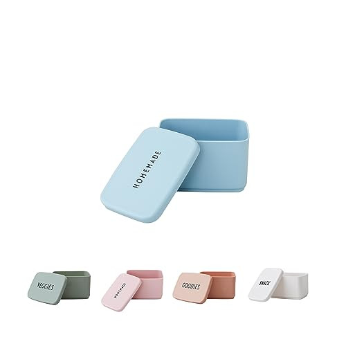 Design Letters Lunchbox of Snackbox - BPA-vrije broodtrommel voor school, werk of reizen - Magnetron- en vaatwasserbestendig