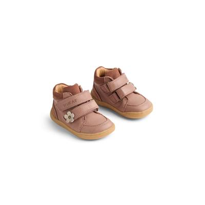 Sneaker WHEAT "WHEAT Prewalker Barry", Mädchen, Gr. 24, braun (old rose), Leder, unifarben, Schuhe Sneaker