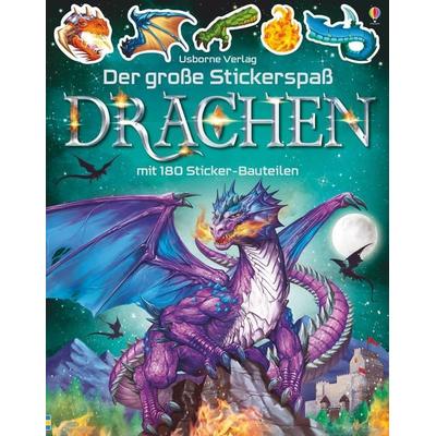 Der große Stickerspaß: Drachen, Taschenbuch von Simon Tudhope, Usborne, 978-1-78941-271-0