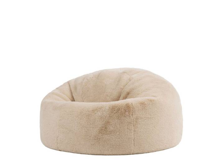 icon Sitzsack Erwachsene aus Kunstfell flauschig „Kingston“, 85x50cm, Made in Germany, für Erwachsene & Kinder
