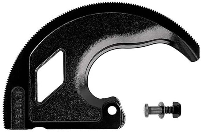 KNIPEX Couteau pivotant pour coupe-câbles à cliquet SWA avec vis et écrou, Type : 315 (95 39 315 A01)
