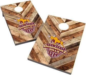 Skip's Garage Cal State Dominguez Hills Toros 2x4 Cornhole Bag Toss Game
