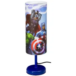 Avengers Nachttischlampe (blauer Standfuß)