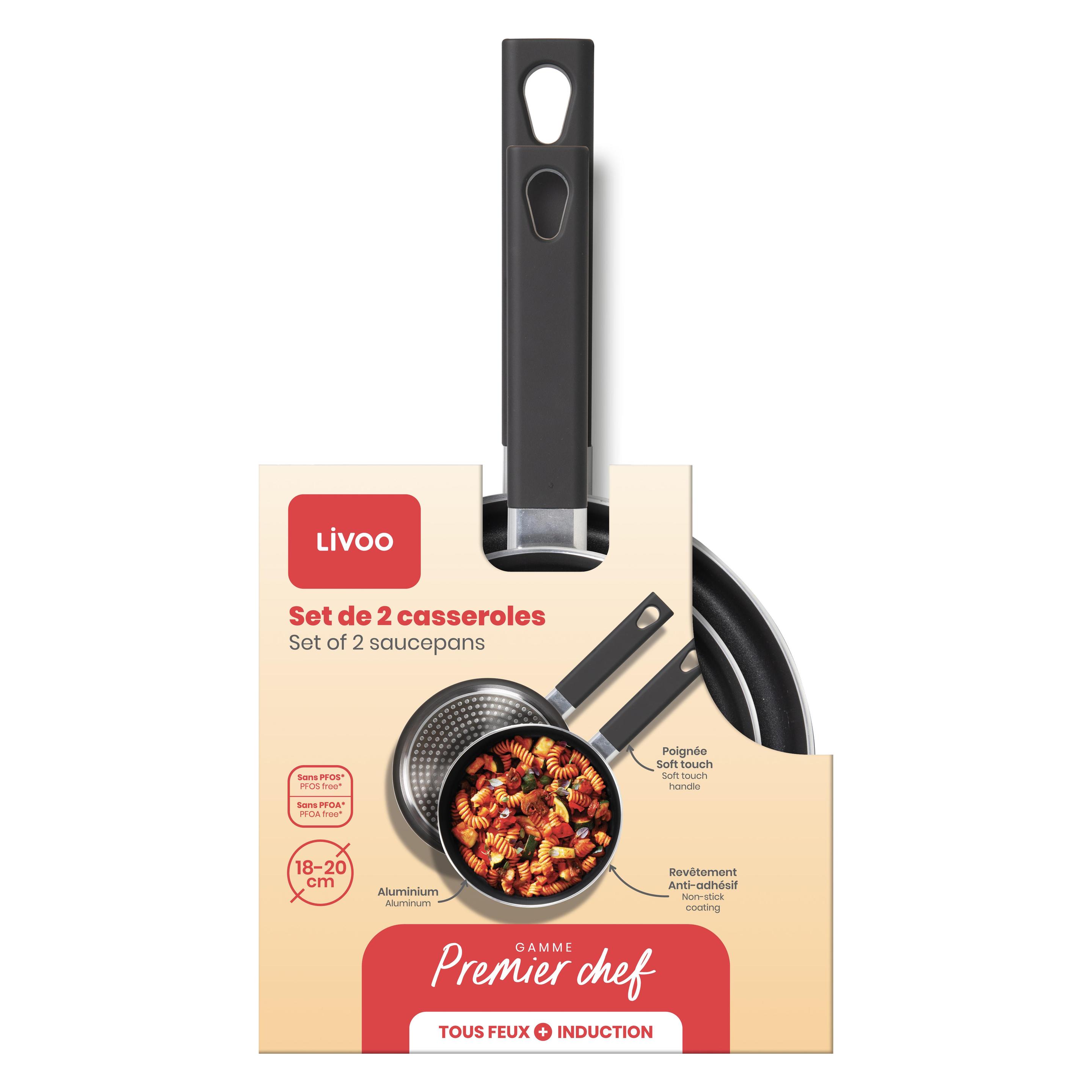 Livoo Set bestehend aus 2 Pfannen (54521415)