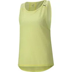 PUMA Damen Tanktop Train Mesh, Größe L in Gelb Gelb