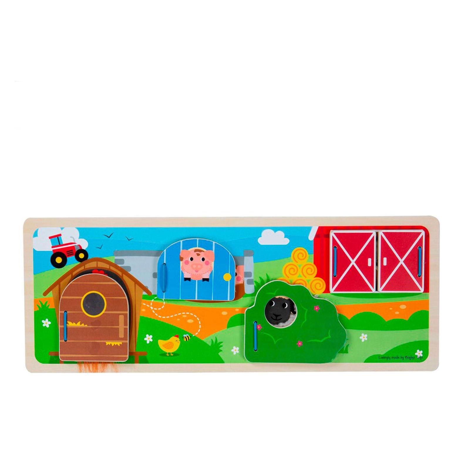 Bigjigs Fühlerbrett auf der Farm (BJ038)
