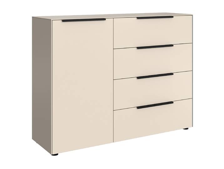 Kommode 120 x 97 x 38cm Beige/Kaschmir