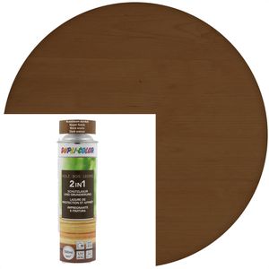 Dupli-Color Holzlasur Holzschutzlasur Spray, 0,5l, außen & innen, wetterfest, nussbaum dunkel