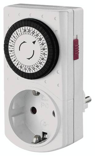 Bachmann 852.104 Zeitschaltuhr analog Tagesprogramm 3680W IP20 Dauerbetrieb