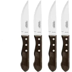Default Tramontina Churrasco Jumbo Grillknive - 4 stk. (4 Piece), Besteck, Braun