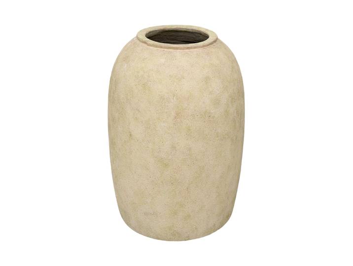 Hochwertiger In-/Outdoor Blumentopf „The Vessel Luma“ Beige Ø 40 x 51 cm Pottery Pots