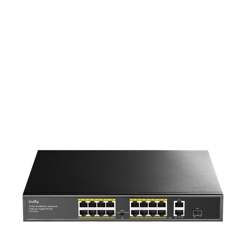 cudy Switch 16+1P FS1018PS1 RM PoE+ SFP