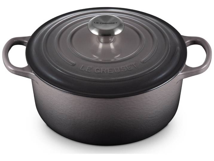 Le Creuset Bräter Rund Signature grau 2.4L 20cm