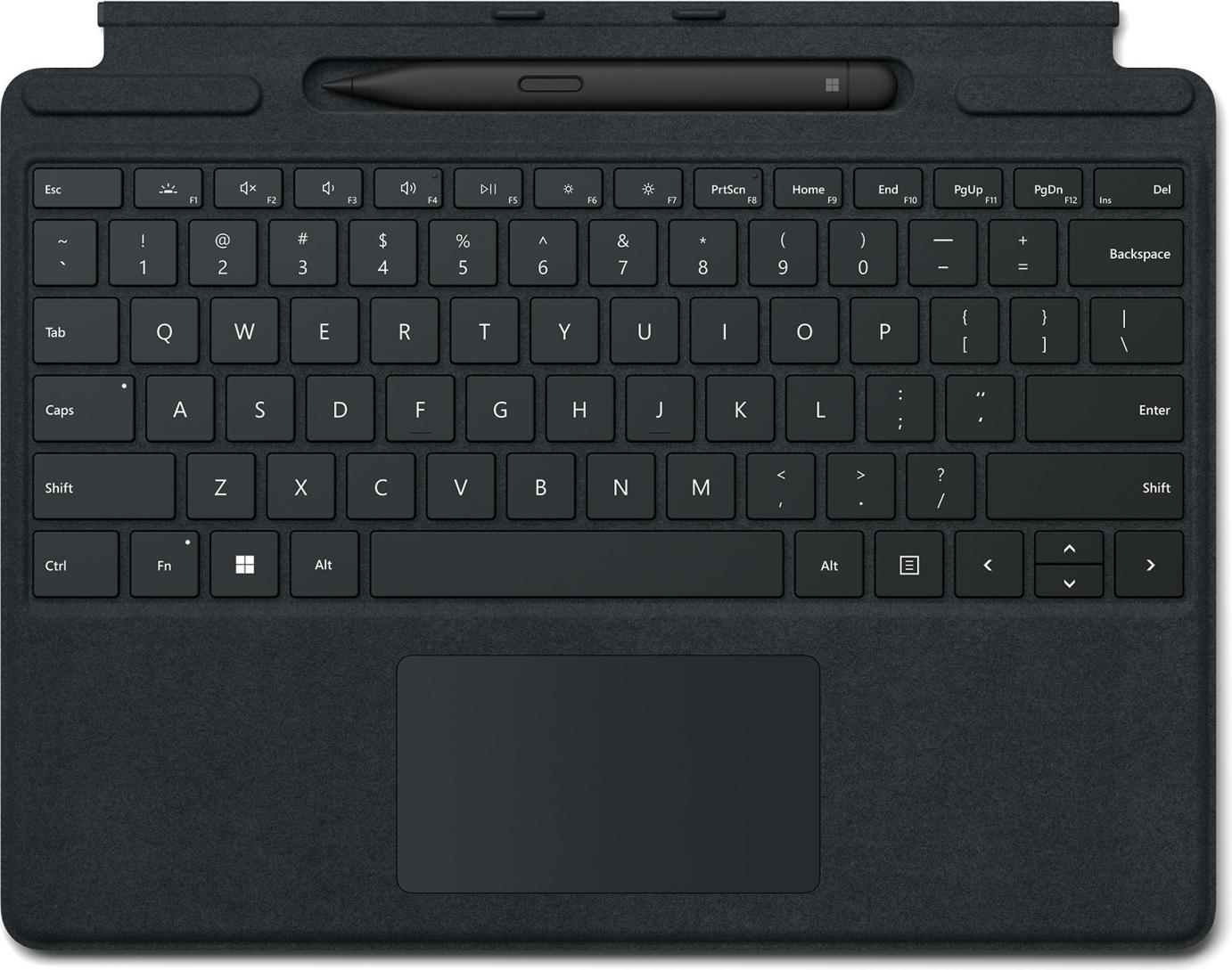 Microsoft 8X8-00150, Touchpad, Microsoft, Surface Pro 10 Surface Pro 9 Surface Pro 8 Surface Pro X, Schwarz, Alcantara, Andocken