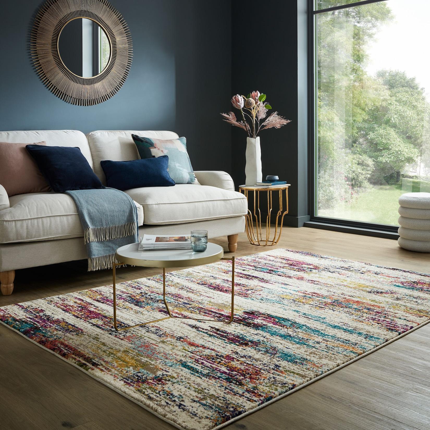 Teppich Farbstrich Bunt 200 x 290 cm - FAL Kadima Design
