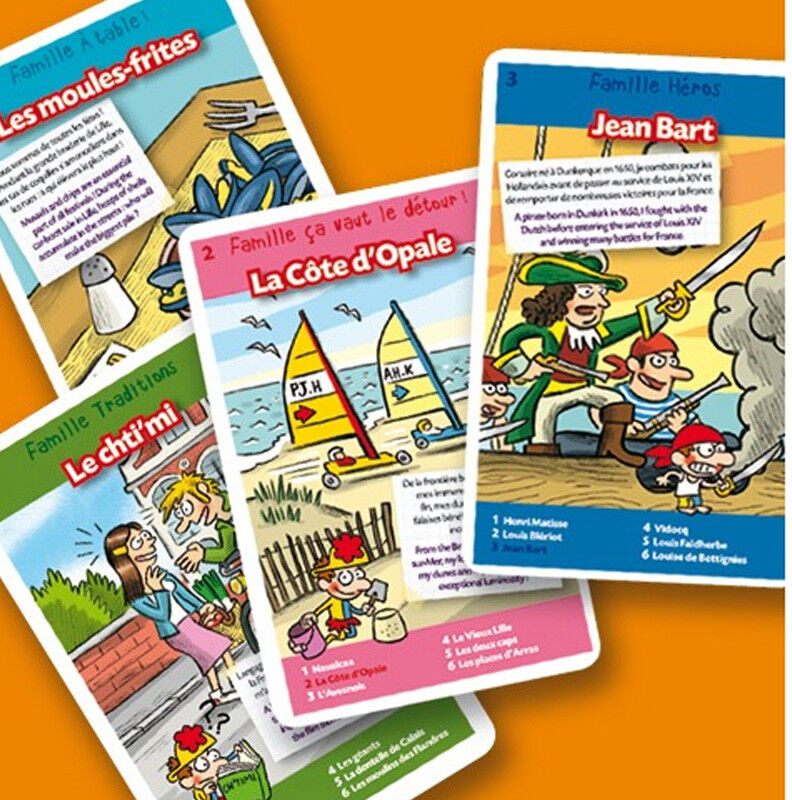 La Petite Boite Edition Jeu des 7 familles Le Nord et ses trésors