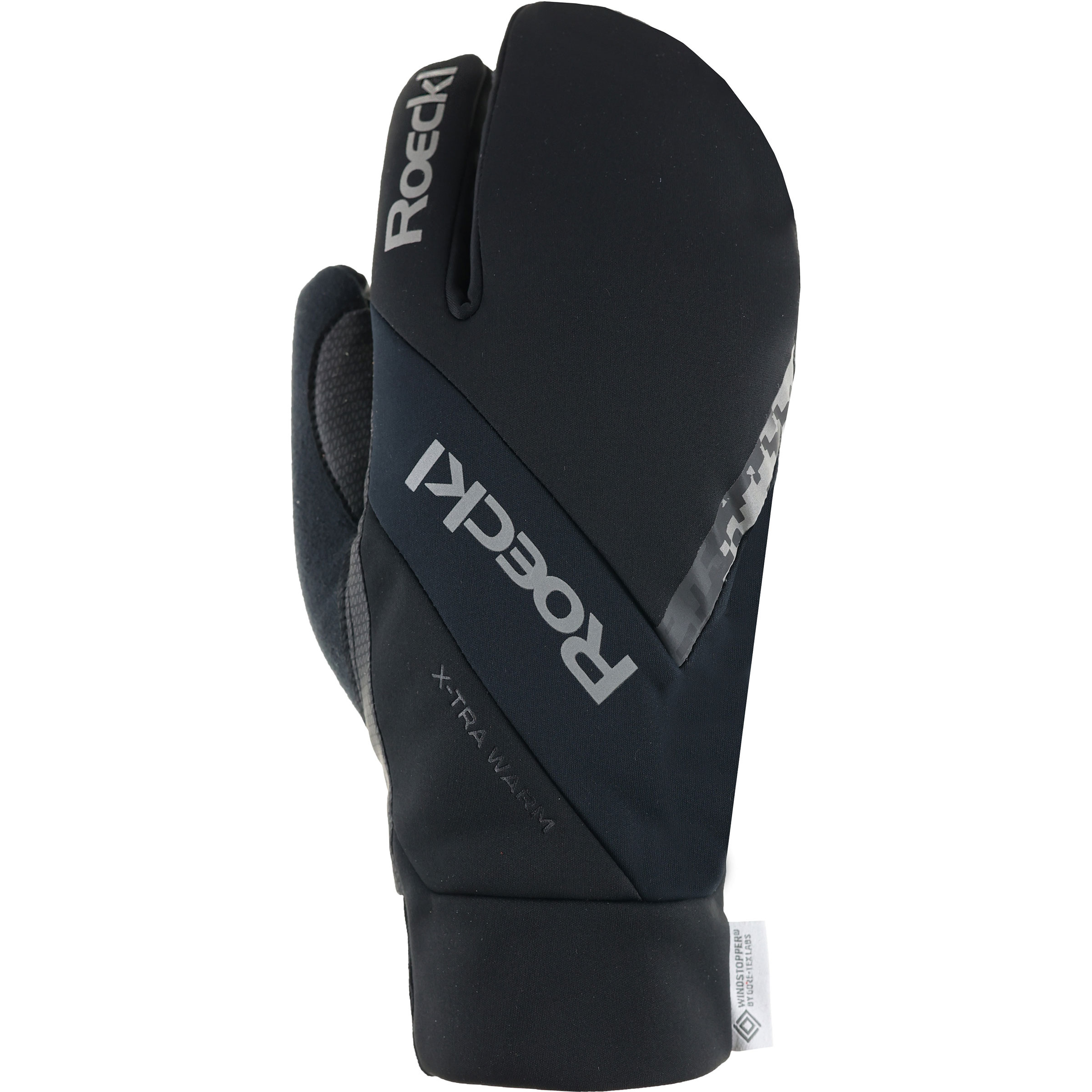 Roeckl Sports Tesero 2 Trigger 3-Finger-Handschuhe schwarz Größe 10 Skifahren