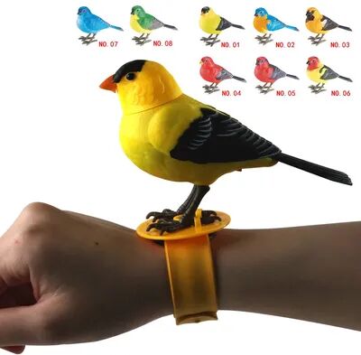 DynamicDeals Interactive Singing Bird Toy With Motion Sensor & Realistic Chirping Sounds wristband(random)