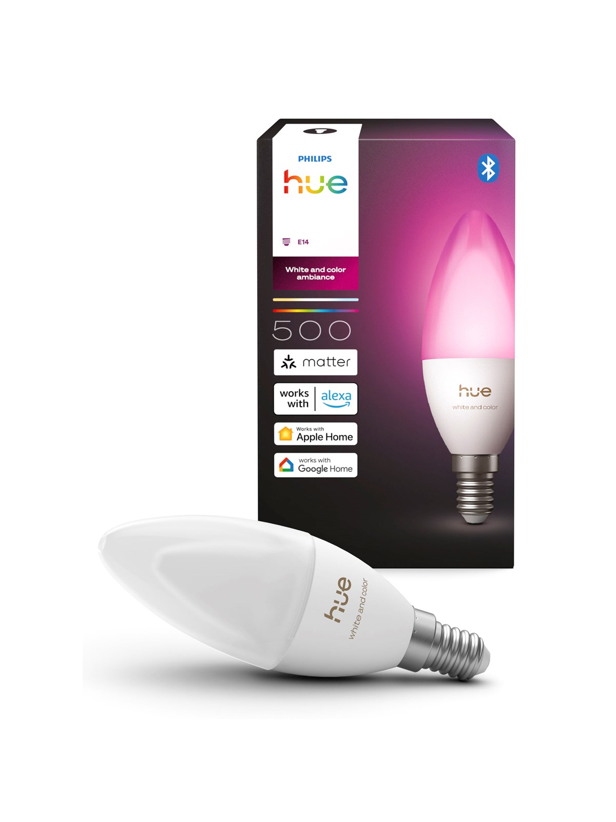 Philips Hue B39 Candle - E14 bulb - White and color ambiance - 1 pack