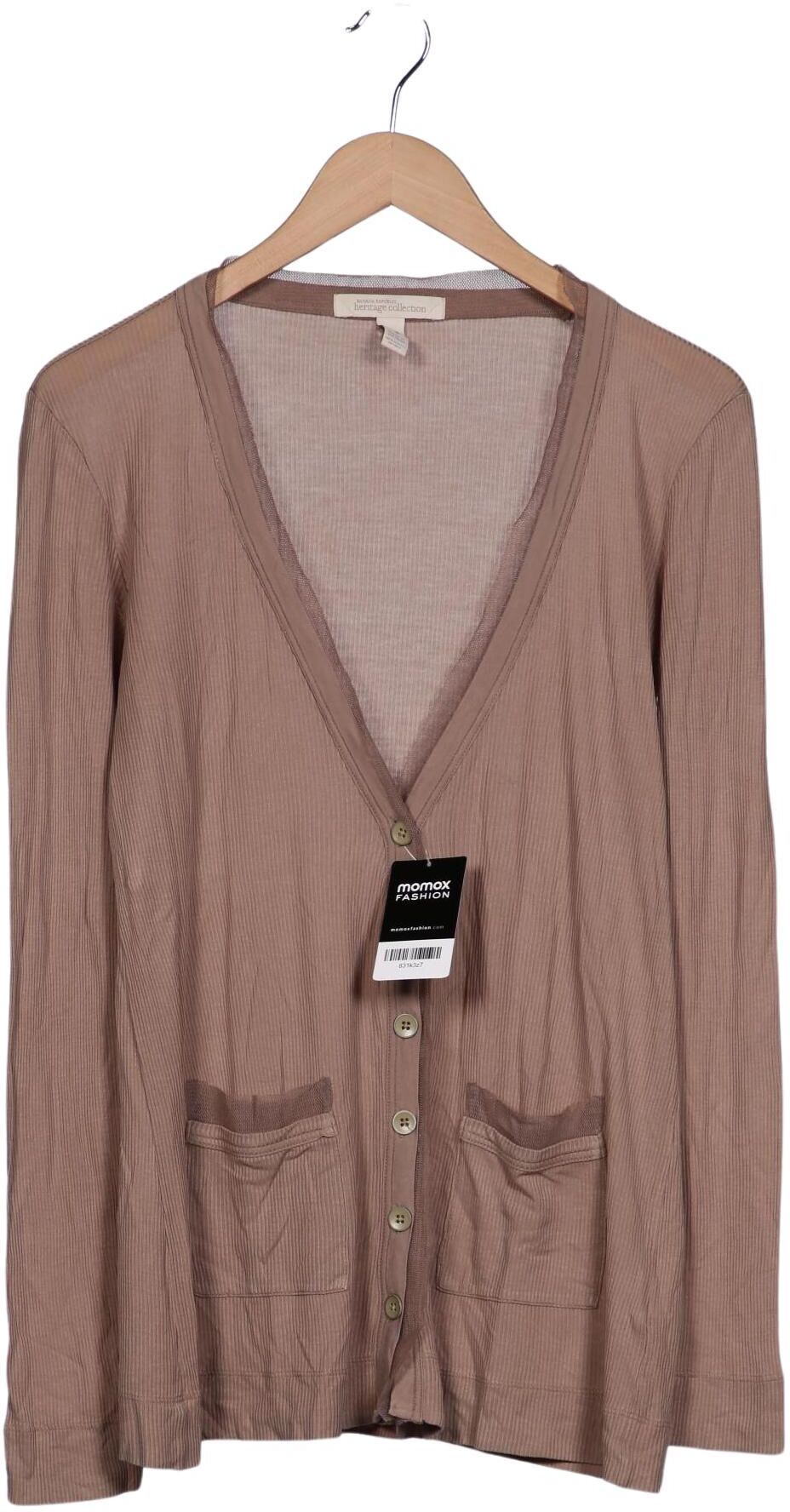 Banana Republic Damen Strickjacke, Beige, Gr. S, Lyocell - Second Hand