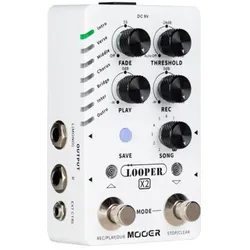 Mooer Looper X2 - Stereo Looper Pedal - Effektgerät E-Gitarre