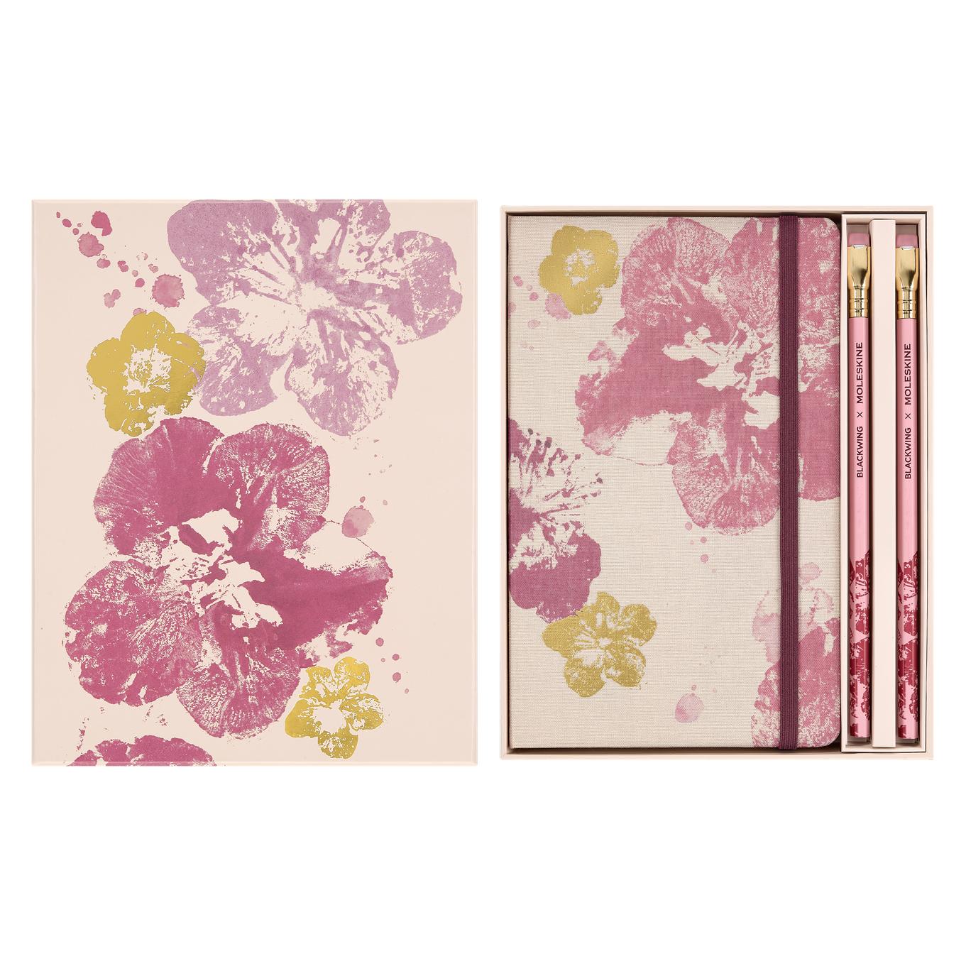 Moleskine Sakura Box-NB+Cahier+2BKW S (Large 13x21, Liniert) (Seasonal)
