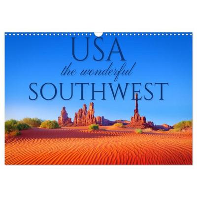 USA the wonderful Southwest (Wall Calendar 2027 DIN A3 landscape), CALVENDO 12 Month Wall Calendar