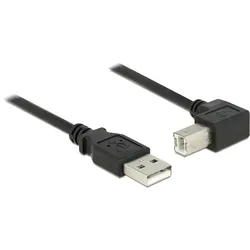 DeLOCK 2m USB 2.0 USB Kabel USB A USB B 0,48 Gbit/s Schwarz