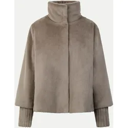 Faux-Fur Kurzjacke mit Stehkragen 190 44