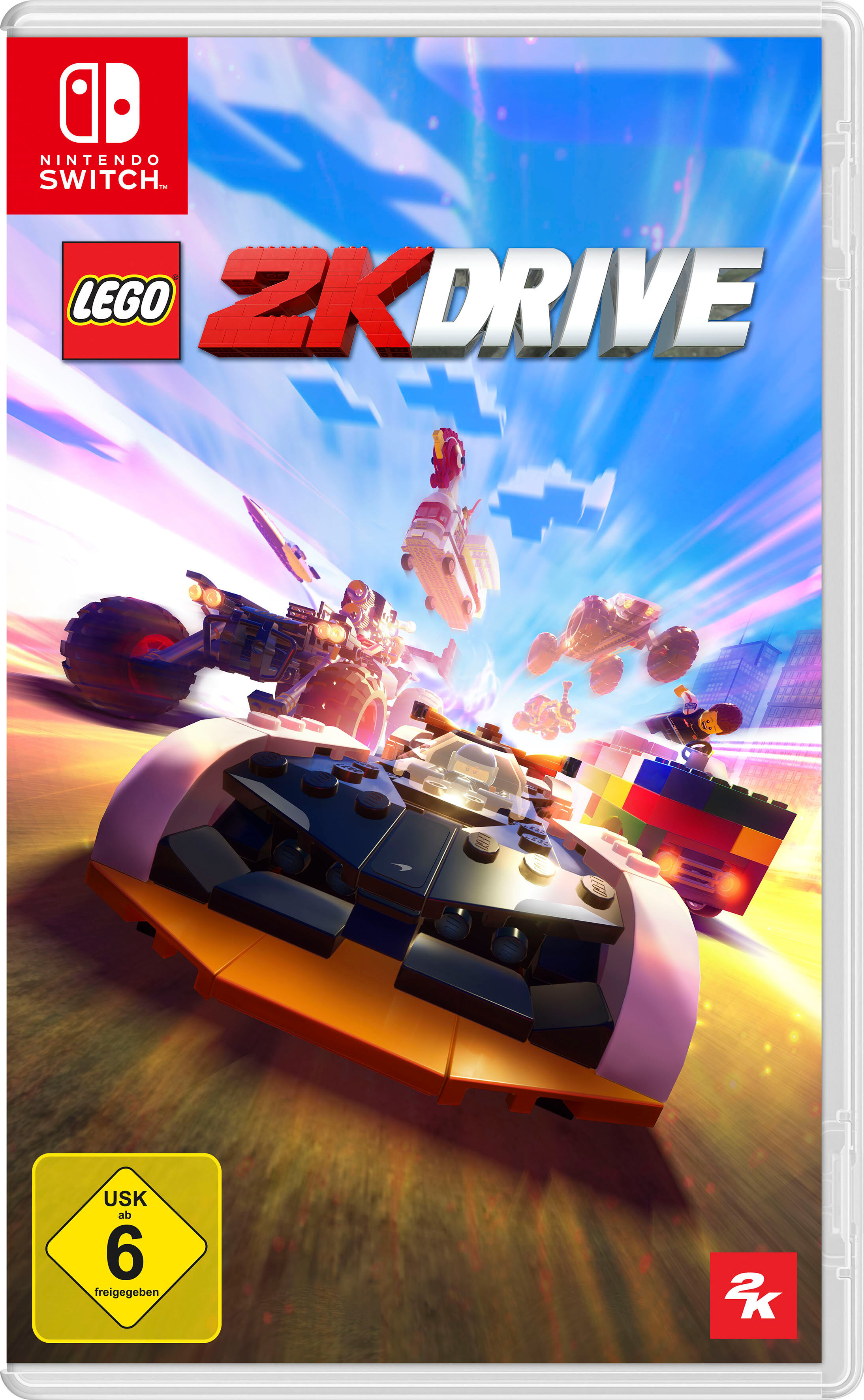 TAKE 2 Spielesoftware "Lego 2K Drive", bunt (weiß, neutral), Nintendo Switch, Spielesoftware, Spielesoftware