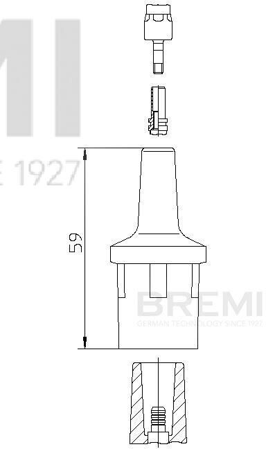 Bremi Stecker, Zündspule 13551 Für Mercedes