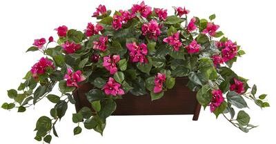 Nearly Natural Bougainvillea Artificial Plant in Decorative Planter