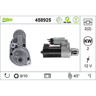VALEO Starter 458925 für Mercedes