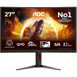 AOC G4 Gaming Computerbildschirm 68,6 cm (27") 2560 x 1440 Pixel Quad HD LED Schwarz, Rot