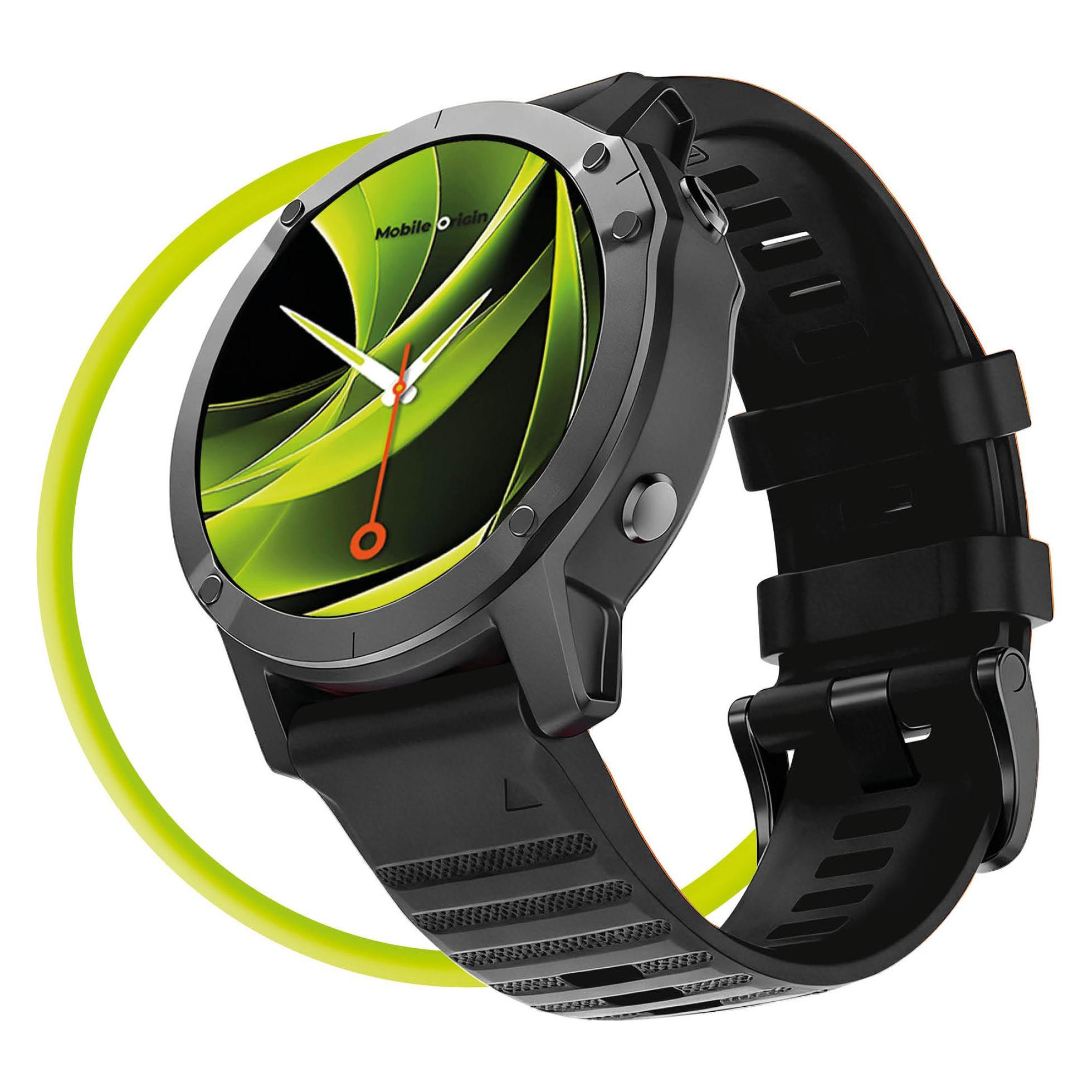 Mobile Origin Easy Strap Silicone Watch 20mm Black (20 mm, Silicone) (MO-ESS-20-BLK)