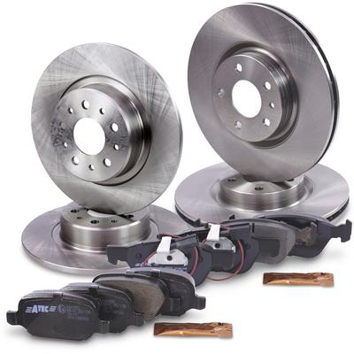 Atec Bremsscheiben + Bremsbeläge Vorne + Hinten [Hersteller-Nr. 40579701] für Alfa Romeo