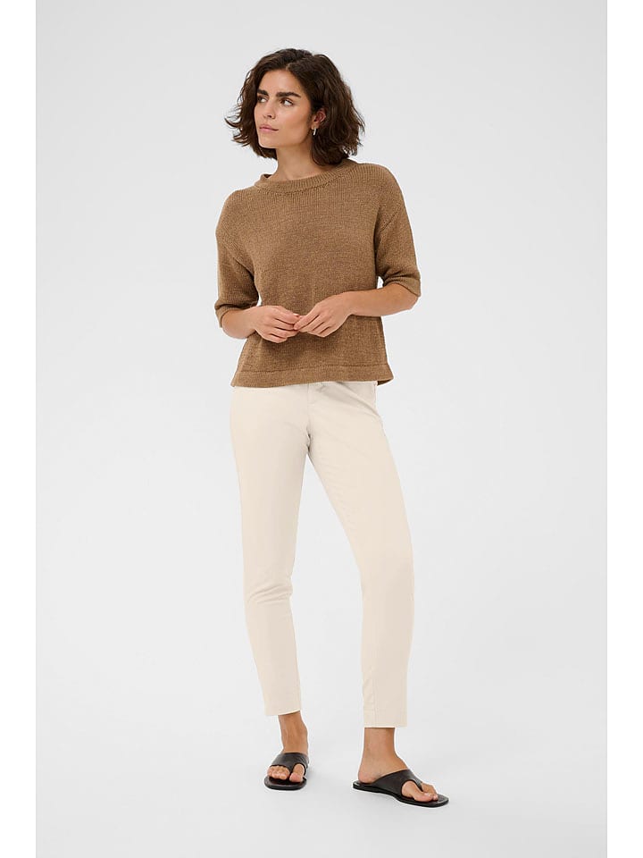 Kaffe Hose in Creme - 44