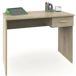Briebe Schreibtisch, Computertisch, Gaming Desk 75x90x50cm, 1 Schublade, Arbeitstisch, Prakt, Holz