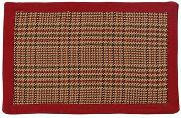 HiEnd Accents Bayfield Red and Brown 14x20 Placemat