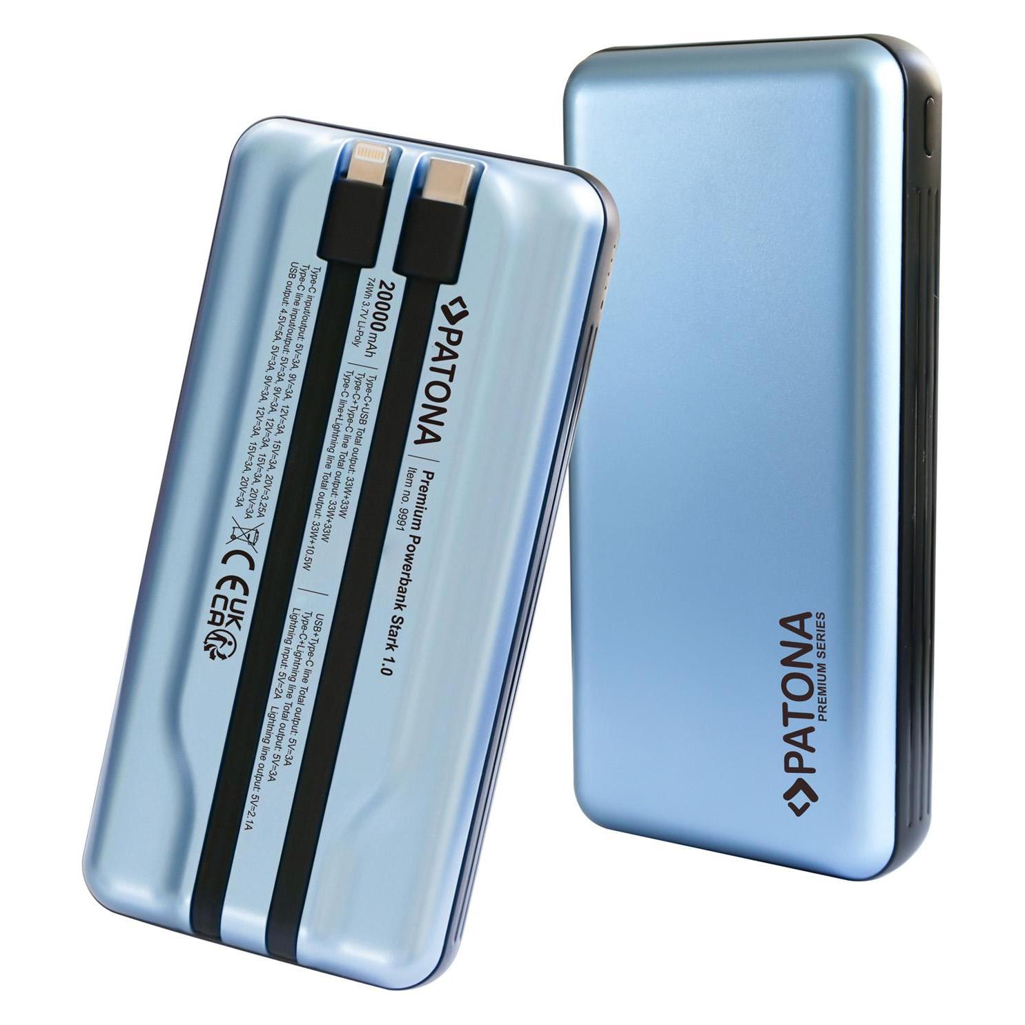 Patona Stark 1.0 (20000 mAh, 33 W, 74 Wh) (9991)
