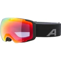 ALPINA FALERA MAG Q Schneebrille 2026 black matt/red mirror