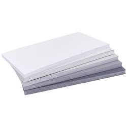 magnetoplan Grey Moderationskarte farbig sortiert, Grau rechteckig 200 mm x 100 mm 250 St. 112501570