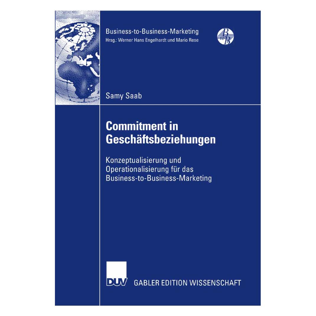 DUV Commitment in Geschäftsbeziehungen (Deutsch, Softcover, Samy Saab) (8034716)