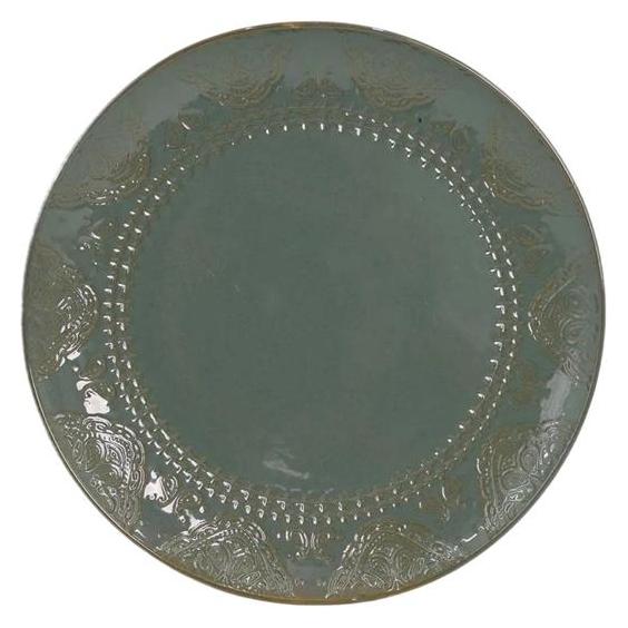 Domoletti Plate lunch Green arabic, Ø 26.6 cm, green (26.60 cm) (67912798)