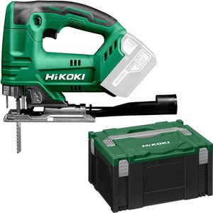 HiKOKI Stichsäge CJ18DAW2Z, Akku-Pendelhubstichsäge, 18 V, Schnittleistung bis 135 mm, mit Koffer