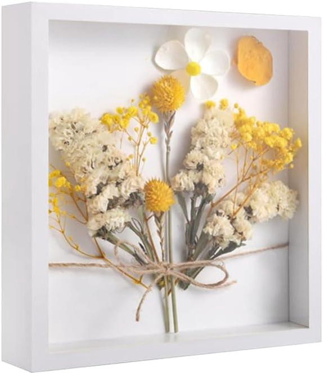 Diepe Fotolijst Objectlijst Wit - 25 x 25 cm