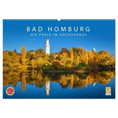 Bad Homburg - Die Perle im Hochtaunus (Wandkalender 2027 DIN A2 quer), CALVENDO Monatskalender