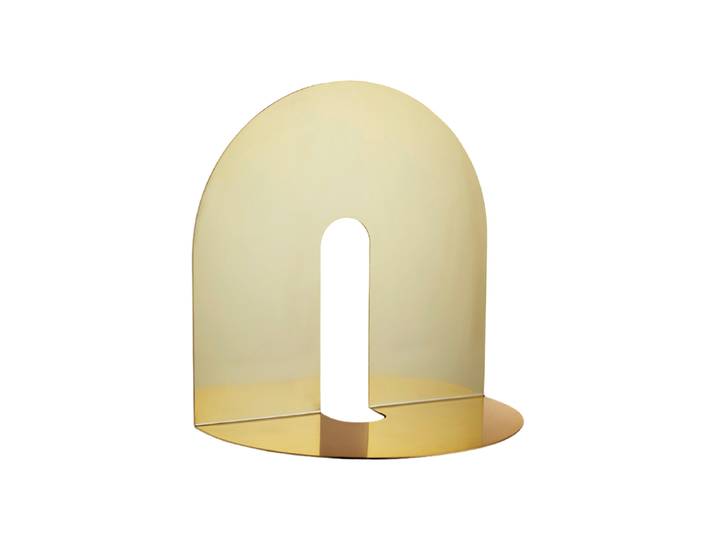 Design Wandregal „Castellum“ Gold, 30 x 30 cm Schwarz AYTM