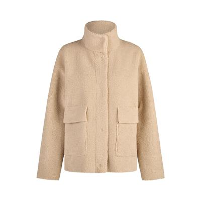 Winterjacke NAVIGAZIONE "NAVIGAZIONE Jacke", Damen, Gr. 46, braun (camel), Obermaterial: 100% Polyester PES., uni, regular fit, Jacken Winterjacke, zum Wenden: mit zwei schönen Seiten